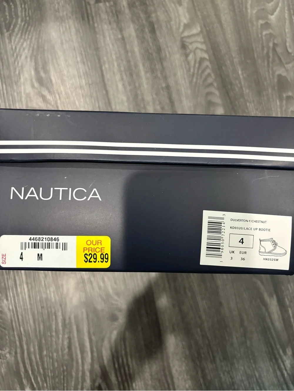 Nautica Kids Chestnut Suede Lace-Up Cozy Boots